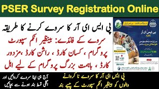 PSER Survey Registration  How to fill Punjab Socio Economic Application Process [upl. by Larsen51]