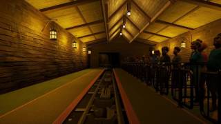 Planet Coaster The Cavern Night POV OnRide [upl. by Ecirbaf]