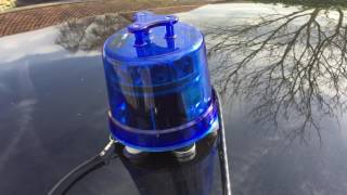 Venta LED Blue Beacon with in built Siren [upl. by Kacie]