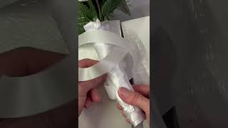 Bridal Bouquet Stem Wrap bouquet diy weddingbouquet [upl. by Tatianas]