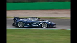 Ferrari FXX K EVO in Action  PURE V12 SOUND at Finali Mondiali Monza 2018 [upl. by Ecniuq]