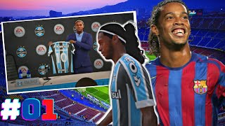 REVIVING BARCELONA AS RONALDINHO JUNIOR  FIFA 22 Player Career Mode 01 [upl. by Proudfoot656]