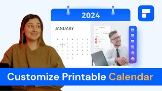 Customize Printable Business Calendar 2024 [upl. by Vasiliu]