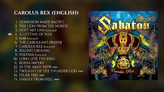 SABATON  Carolus Rex  English Full Album [upl. by Elletnuahc]