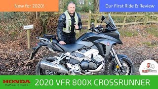 2020 Honda 800X Crossrunner  Our First Ride amp Review [upl. by Adnuhs817]