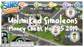 The Sims FreePlay  Unlimited Simoleons Money Cheat For The Cafe Grande Update XCultureSimsX [upl. by Matlick941]