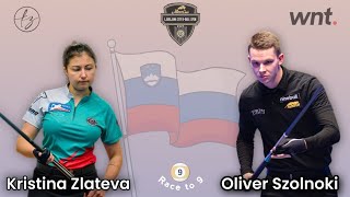 Oliver Szolnoki HUN vs Kristina Zlateva BUL WNT Mezz Ljubljana open 2023 [upl. by Etteraj]