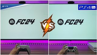 EA FC24 PS5 Vs PS4 PRO  Next Gen Vs Old Gen [upl. by Masterson965]