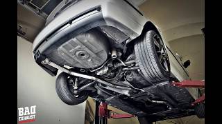 BMW e46 330d  Baq Exhaust  Straightpiped exhaust system [upl. by Inail]