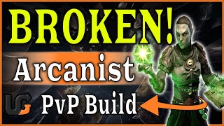 HOW IS THIS POSSIBLE ESO Arcanist PvP Build [upl. by Lecia]