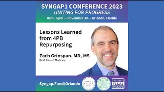 Lessons Learned from 4PB Repurposing  ZACH GRINSPAN MD MS Weill Cornell Medicine [upl. by Ettore]