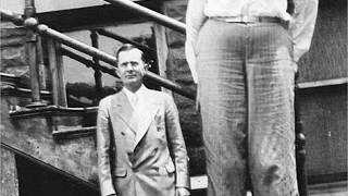 Worlds TALLEST MAN to have ever lived Robert Pershing Wadlow [upl. by Zerelda587]