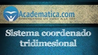 Sistema Coordenado Tridimensional 3D [upl. by Eissalc188]