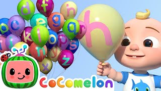 ABC Song With Balloons  More Nursery Rhymes amp Kids Songs  ABCs and 123s  Learn with Cocomelon [upl. by Yliab]