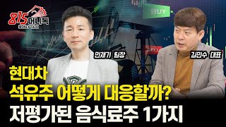 석유주 어떻게 대응할까  자동차주와 음식료주 상승이 기대되는 종목들 현대차 김민수 민재기 [upl. by Oiramel460]