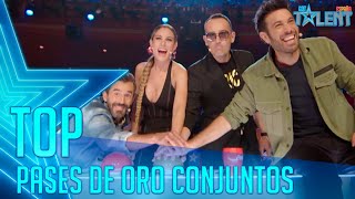 Los PASES DE ORO CONJUNTOS más IMPACTANTES  Got Talent España [upl. by Godfry]