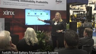 EnerSys Speaker SeriesProMat 2017  Forklift Fleet Battery Management Systems [upl. by Tiffie]