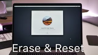 How To Erase and Reset a Mac back to factory default [upl. by Dnalkrik]