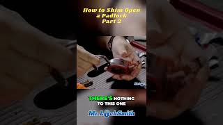 How to Shim Open a Padlock Mr Locksmith Part 2  Mr Locksmith [upl. by Eliathan]