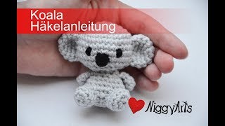 NiggyArts  Koala Häkelanleitung [upl. by Souza]