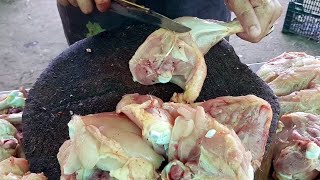 How to remove the Bone from Chicken foodskillschickenviraltrendingnews food streetfood [upl. by Yerak]