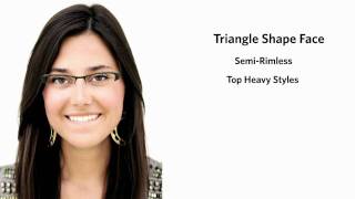 Best Womens Frames for a Triangle Face Shape [upl. by Phyl]