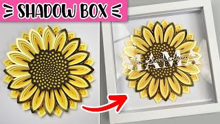 How To Create a Stunning Shadow Box with Flowers [upl. by Vigor264]