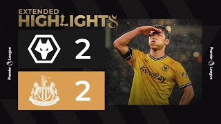 Hwang scores as Wolves fightback for a point  Wolves 22 Newcastle United  Extended Highlights [upl. by Eberhard773]