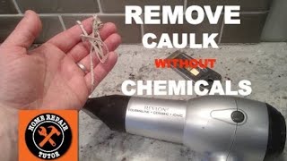 How to Easily Remove Silicone Caulk Without Using Chemicals [upl. by Ilahtan295]