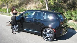 New 2017 BMW i3 Rex  Around 180 mile range  20quot Wheels  BMW Review [upl. by Llehsal]