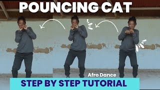 Pouncing cat dance tutorial dancetutorial [upl. by Darrej]