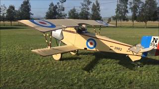 Jims Nieuport 11 First Flight [upl. by Pavier254]