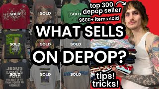 WHAT SELLS BEST ON DEPOP TIPS  UPDATES [upl. by Ylsel]