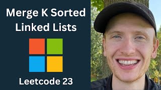 Merge K Sorted Linked Lists  Leetcode 23  Heaps Python [upl. by Aicined220]