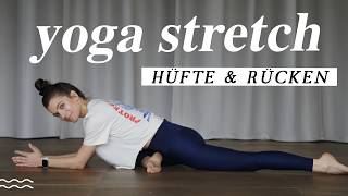 Entspanntes Yoga für Hüfte Rücken amp Schultern  Bye Bye Stress und Anspannung 👋  25 Min Stretch [upl. by Daub]