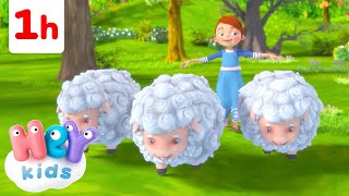 Il était une bergère qui gardait ses moutons 🐑  Chansons pour Enfants  HeyKids en Français [upl. by Eirahcaz]