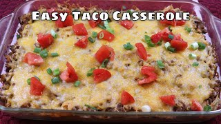 Easy Taco Casserole  Easy Casserole Recipe  MOLCS Easy Recipes [upl. by Skill]