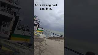 Hirap sa pier pag malakas  Abra de itlog occidental Mindoro [upl. by Naveb]