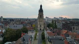 Sint Michielskerk Roeselare België 🇧🇪 4K drone video [upl. by Gee]