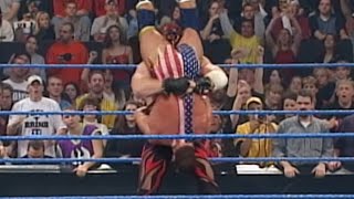 Kurt Angle vs Kane — WCW United States Championship Match SmackDown Oct 1 2001 [upl. by Harbird]