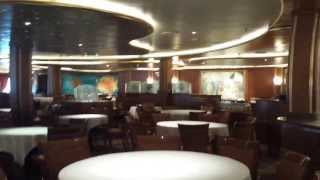 Caribbean Princess cruise ship  Main dining room [upl. by Walcott747]