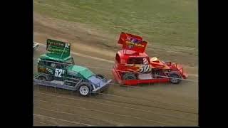 2002 NZ Stockcar Champs  Finals  Gisborne Speedway [upl. by Trojan]