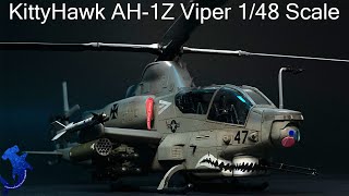 Kitty Hawk AH1Z Viper 148 Scale Full Build Video  Marine Corps Trio Part 3 [upl. by Inattyrb416]