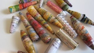 Paper Beads amp Resin Part 2 [upl. by Saihtam]