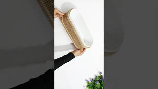 Genius DIY Rope and Cardboard Tray Hack Easy and Stylish jutediy traydiyshort shortvideo [upl. by Henriette21]