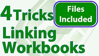 4 Tricks for Linking Workbooks in Excel [upl. by Acire362]