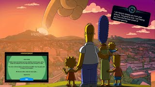 Simpsons Tapped Out Taps Quest  Game Discontinuation Quest Completion [upl. by Pammy]