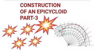 how to create a epicycloid part3🔗Enggdrawing by sajal sir [upl. by Carley]