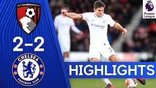 Bournemouth 2 2 Chelsea  Premier League Highlights [upl. by Bedell412]