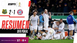 ¡HISTÓRICA ELIMINACIÓN DE LOS BÁVAROS POR UN EQUIPO DE TERCERA  Saarbrucken 21 B Munich  RESUMEN [upl. by Qifar]